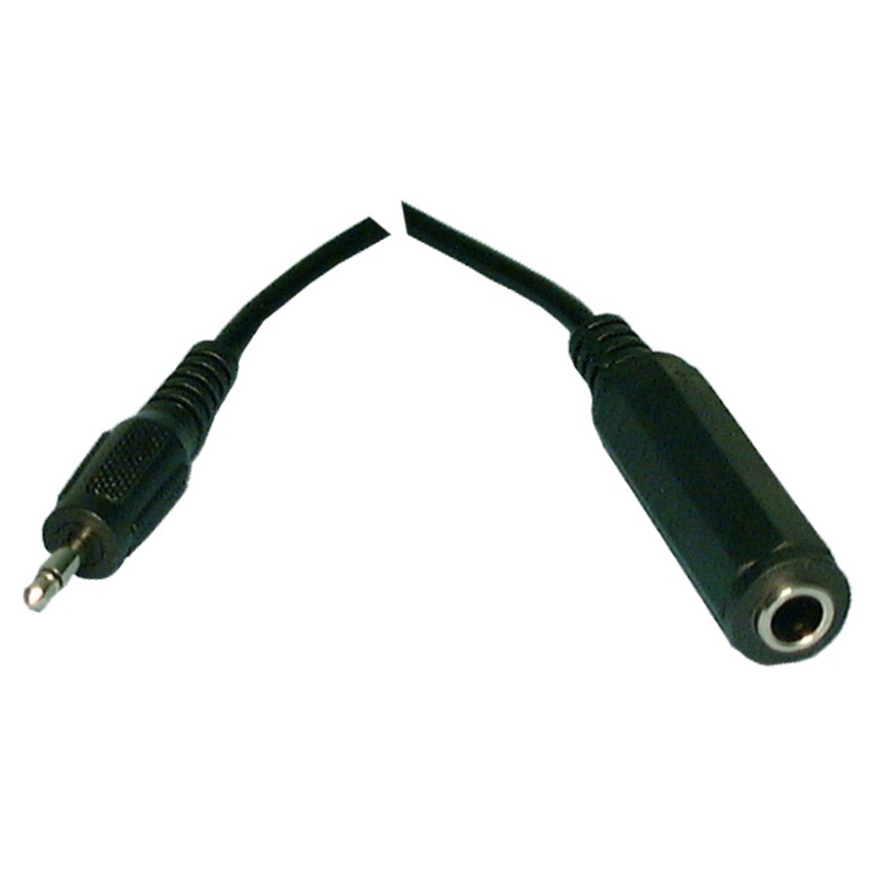 Philmore # 44-376 6 Foot 3.5mm Mono Plug Male to 1/4″ Mono Female Jack Cable