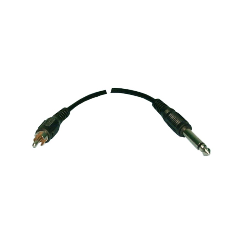 Philmore # CA30 6 Foot Male RCA Plug to Male 1/4″ Mono Plug Cable