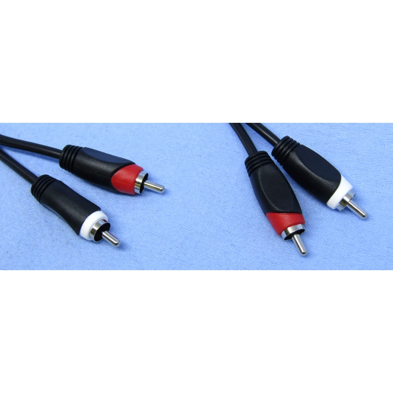 Philmore # CA34 3 Foot Dual Male RCA Plugs to Dual Male RCA Plugs Cable