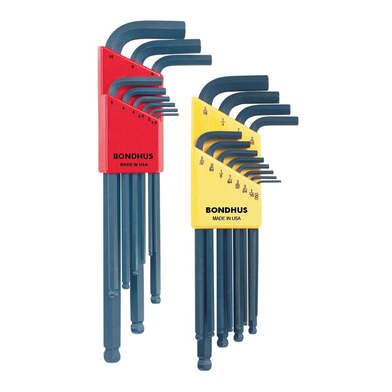 20196 (BLX21), Bondhus Double Pack, Inch & Metric Balldriver Hex Key Sets