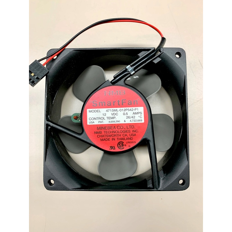 4715ML-012P542-P1, NMB 12V DC, 120mm x 38mm Temperature Controlled Fan