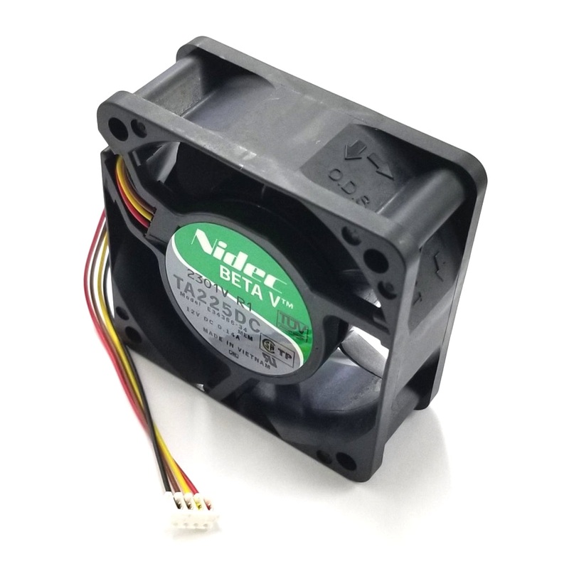 A225DC (E34386-34), Nidec T 60mm x 60mm x 25mm 12V DC Cooling Fan ~ 14CFM