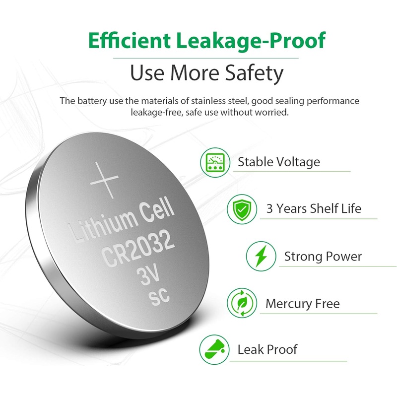 CR2032 BR2032 2032  3V Lithium .21ma