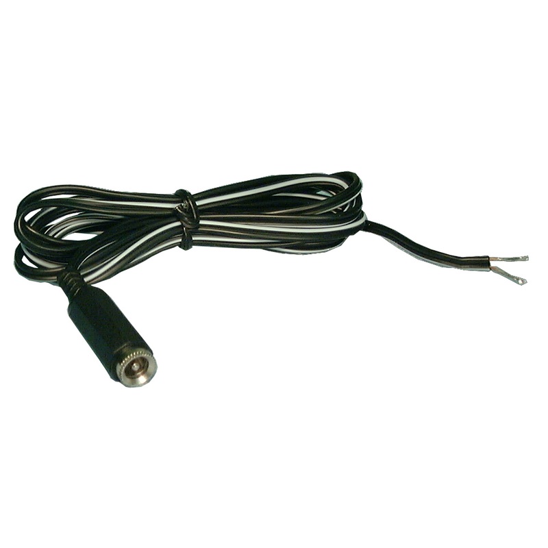 Philmore # 48-288 6 Foot Female 2.5mm x 5.5mm Coaxial Jack to Stripped End Cable