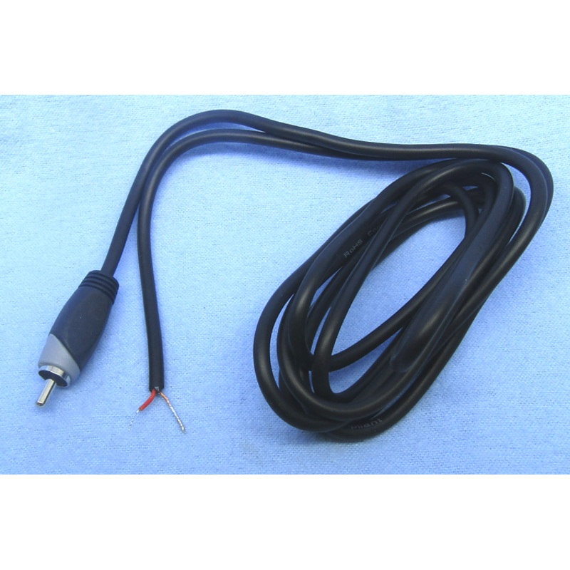 Philmore # CA65 6 Foot Male RCA Plug to Stripped End Cable