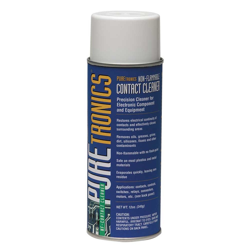 Puretronics # 3825, Non-Flammable (NF) Extra Strength Contact Cleaner 16oz Spray