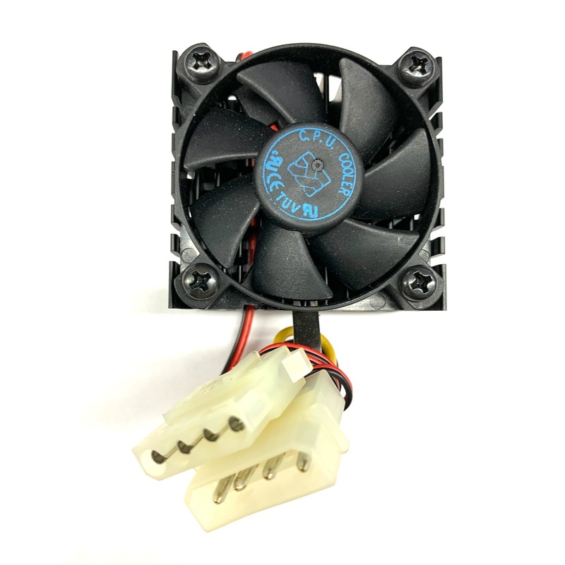 ACC5050-05HZK, 50mm x 50mm 5V DC Cooling Fan & Pentium CPU Heat Sink