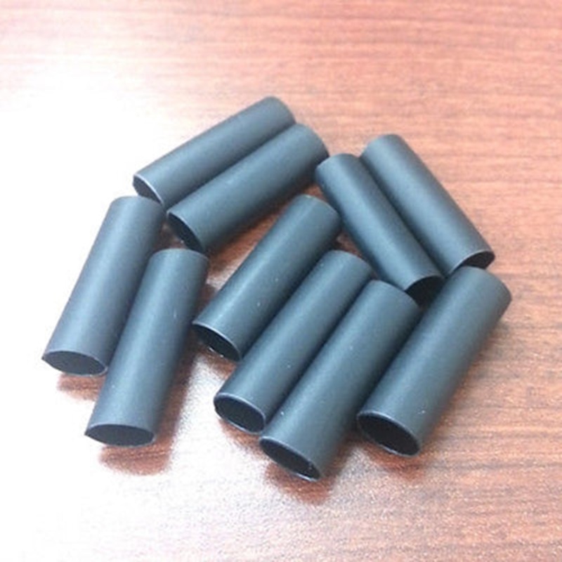 CYG 1/4″ BLACK 3:1 Adhesive Lined Heat Shrink Tubing 10 Piece Pack of 1″ Lengths