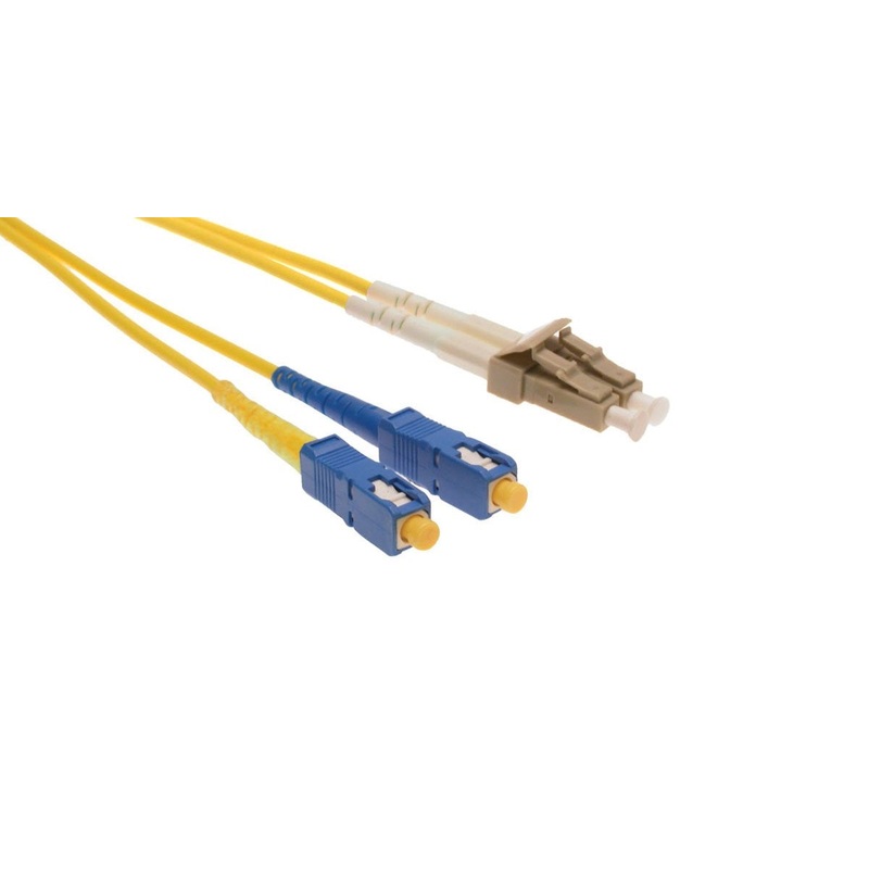 Shaxon FCSCLCS02M, SC to LC 8.3/125u Single-Mode Fiber Optic Cable ~ 2 Meters