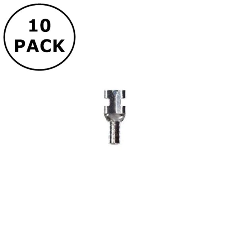(1563) 0.187″ Female Non Insulated Quick Disconnects for 16-14AWG Wire ~ 10 Pack