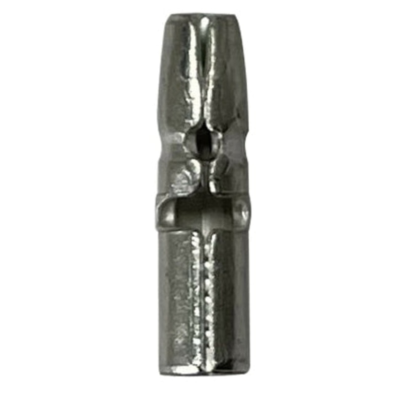 (1680) 0.156″ Male Non Insulated Bullet Terminals for 16-14AWG Wire ~ 10 Pack