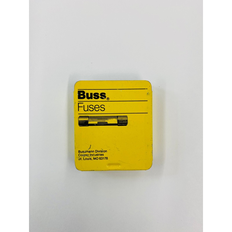 5 Pack of Buss GGB-6, 6A 60V Fast Acting (Fast Blow) Ceramic Body Fuses