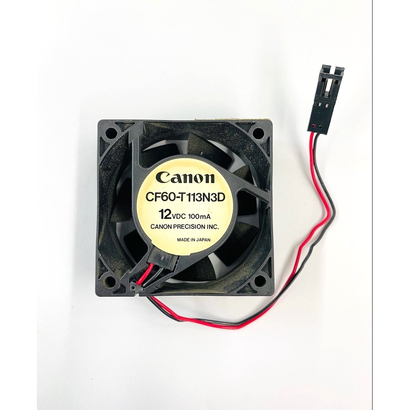 CF60-T113N3D, Canon 60mm x 60mm x 25mm 12V DC Cooling Fan