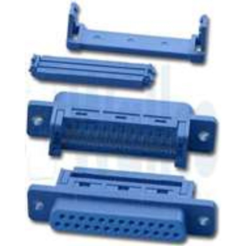 Pan Pacific IDC-25F-BLUE, DB25 Female IDC Type ALL Plastic Shell