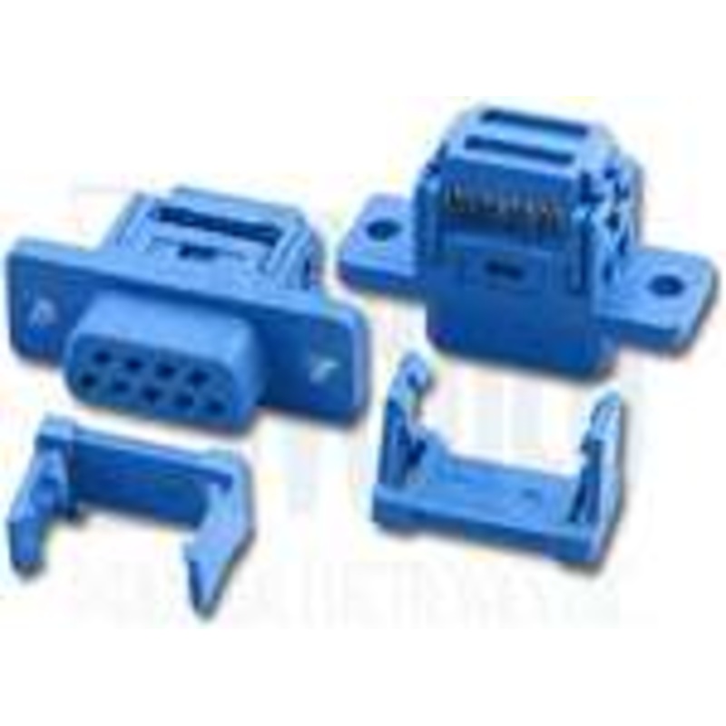 Pan Pacific IDC-9F-BLUE, 9pin Female IDC Type ALL Plastic Shell