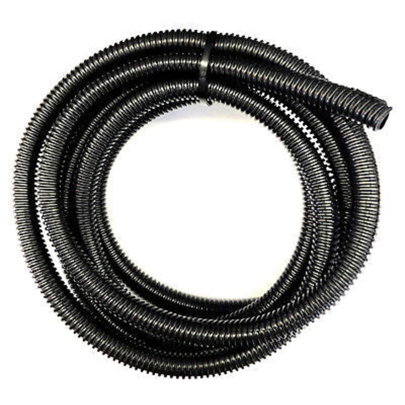100ft Black Split Loom 1/2” Diameter, 100 feet 1/2” Flexible Convoluted Tubing