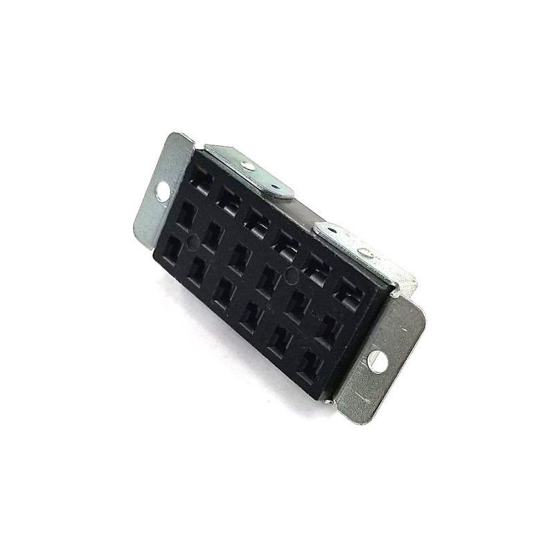 Cinch Jones / Beau S318EB, 18 Pin Female End Bracket Connector ~ 10A @ 250V AC