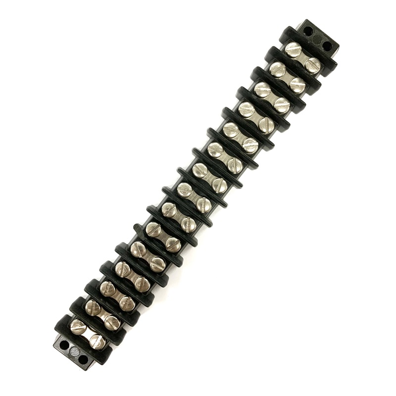 TRW Cinch/Beau 15-141, 15 Position Terminal Block Barrier, Strip 20A @ 250V AC