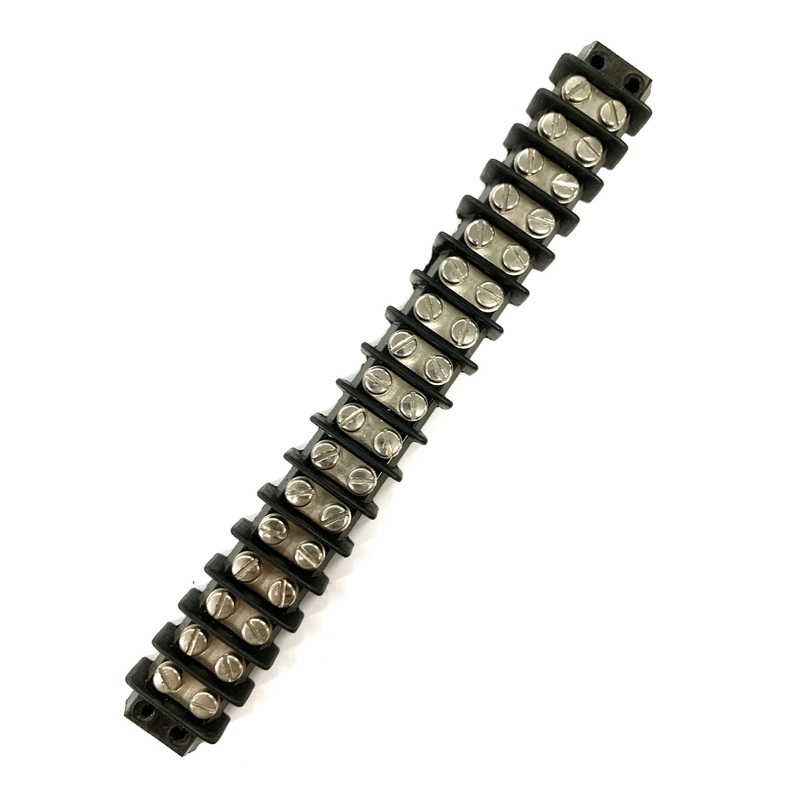 TRW Cinch/Beau 17-141, 17 Position Terminal Block Barrier, Strip 20A @ 250V AC