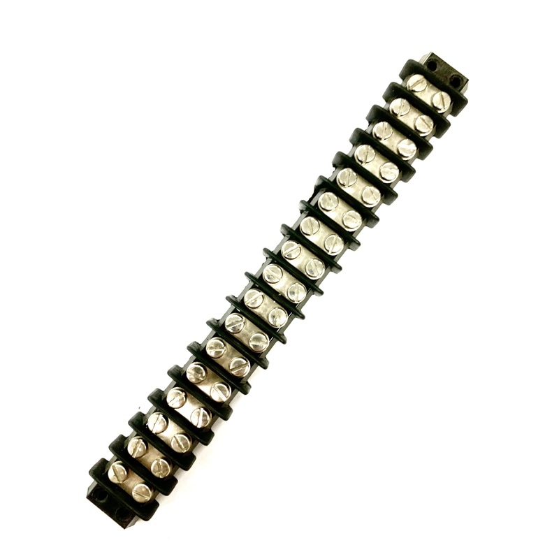 TRW Cinch/Beau 19-141, 19 Position Terminal Block Barrier, Strip 20A @ 250V AC