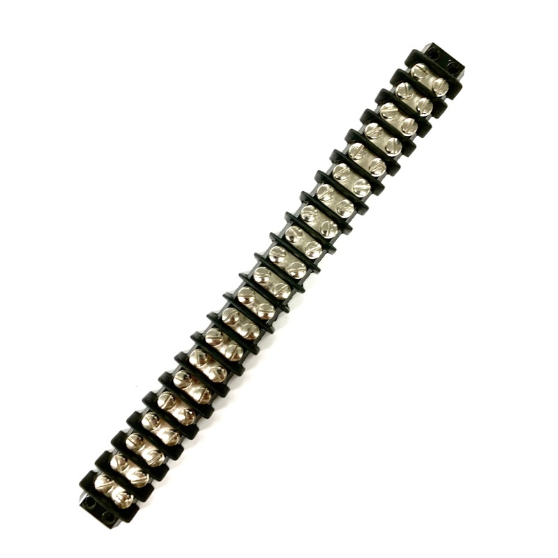 TRW Cinch/Beau 21-141, 21 Position Terminal Block Barrier, Strip 20A @ 250V AC