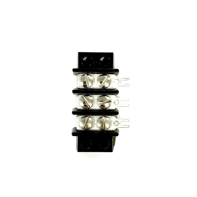 TRW Cinch/Beau 3-140-Y, 3 Position Terminal Block Barrier Strip with Solder Lug