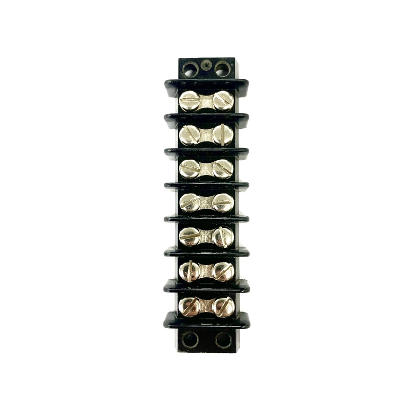 TRW Cinch/Beau 7-141, 7 Position Terminal Block Barrier, Strip 20A @ 250V AC