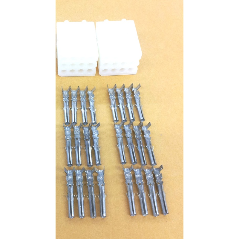 61-255, Philmore 1 Pair 15 Pin 0.093″ Female Molex Connectors w/30 Female Pins