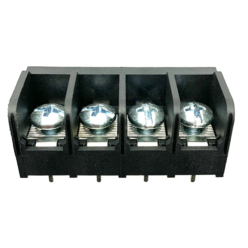 AUGAT RDI 6PCV-04, 4 Contact Terminal Block Series 8 ~ 300V 25A