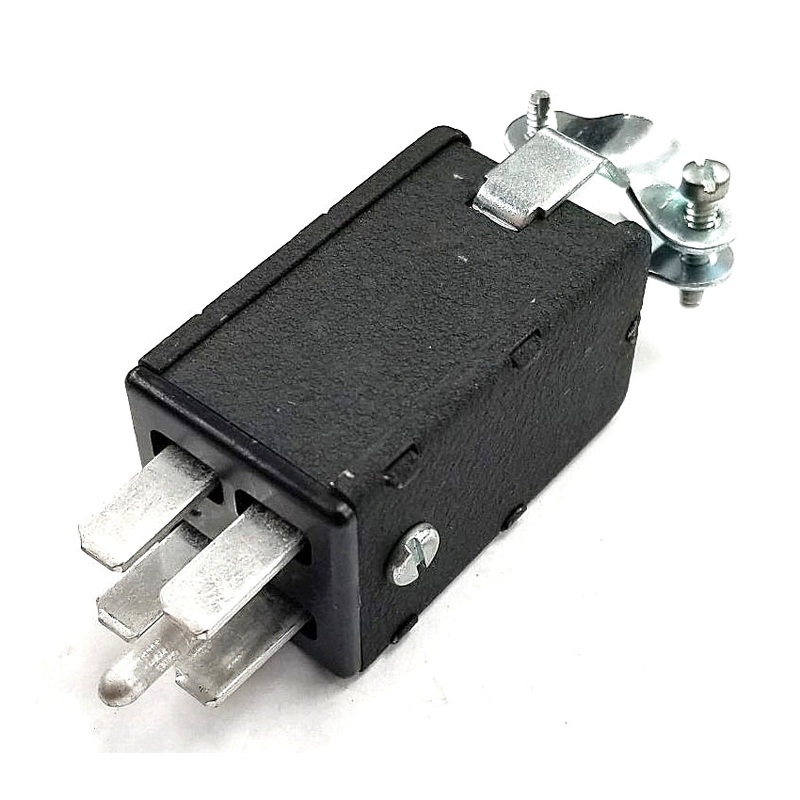 Cinch Jones P404CCT (P-2404-CCT), 4 Pin Male Cable Mount Connector ~ 15A@250V AC