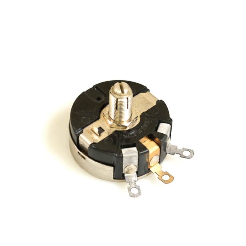 Clarostat 58C2-25K, 4 Watt 25K Ohm Linear Wire Wound Locking Shaft Potentiometer