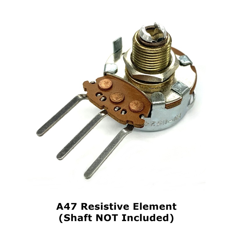 Clarostat A47-15K-S, 1/2W 15K Ohm Linear Potentiometer Element ~ NO SHAFT