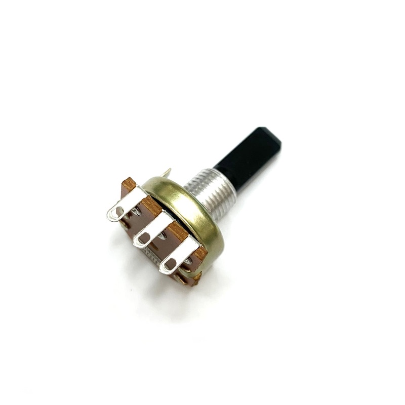 HDK B500K-Blk Tip, 500K Ohm 1/4 Watt, 1/4″ D-Shaft Linear Potentiometer