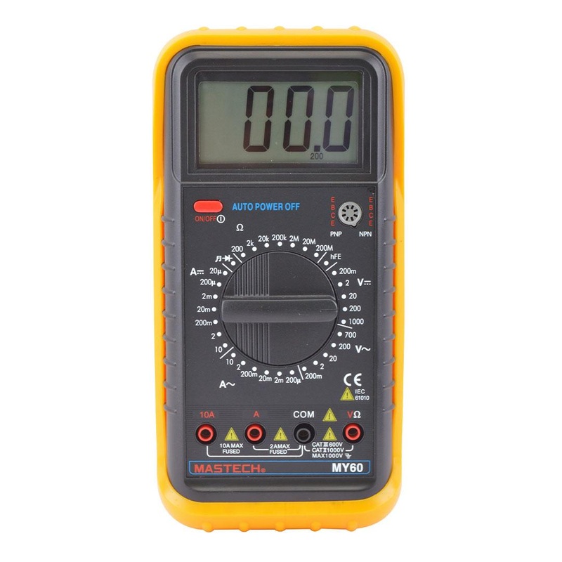 MY60, CES Digital Multimeter Yellow