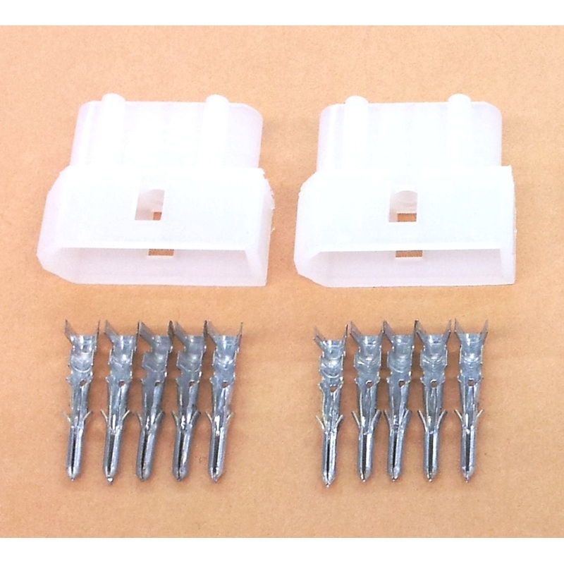 Philmore 61-105, 1 Pair of 5 Pin 0.062″ Male Molex Connectors w/10 Male Pins