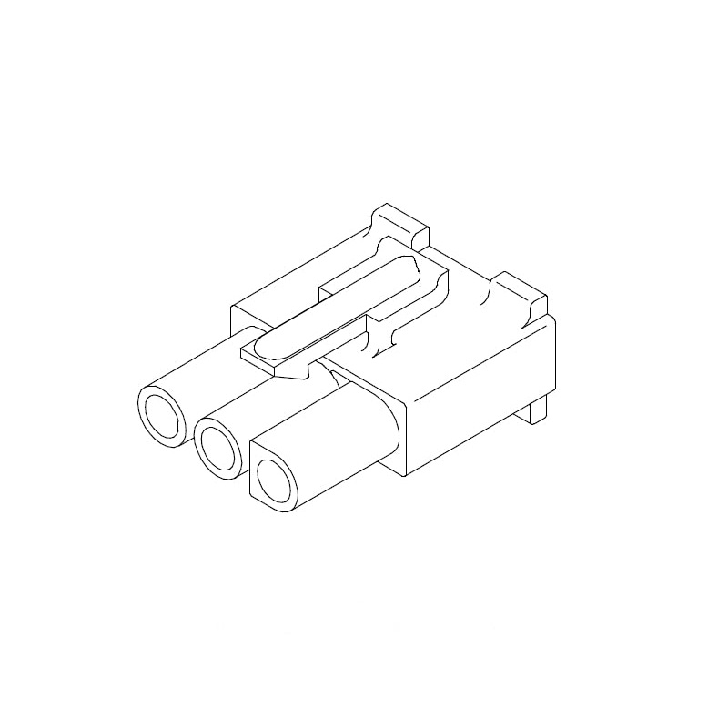 Philmore 61-343, 1 Pair of 3 Circuit In-Line 0.093″ Female Pin 3191 Connectors