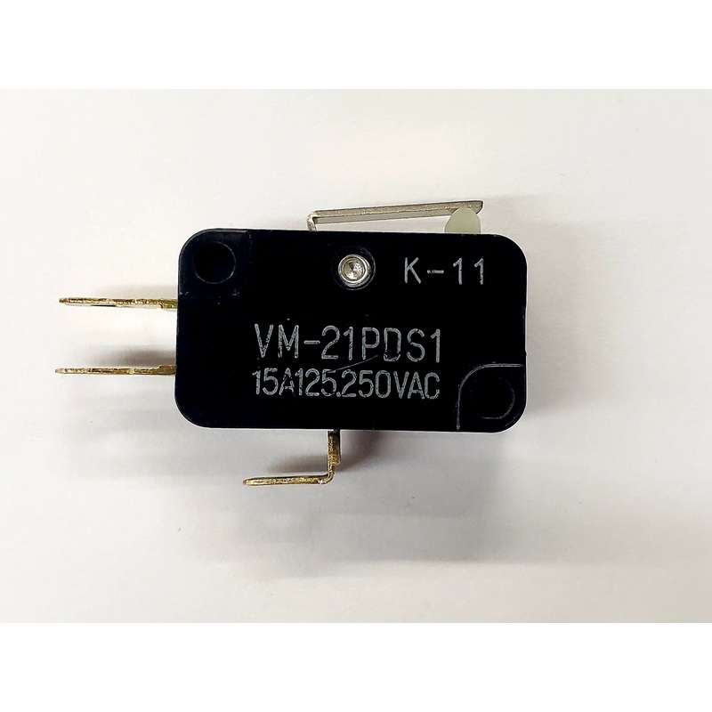 VM-21PDS1, Mulon SPDT-N/O, OFF-(ON) Short Lever micro switch 15A @ 125V/250VAC
