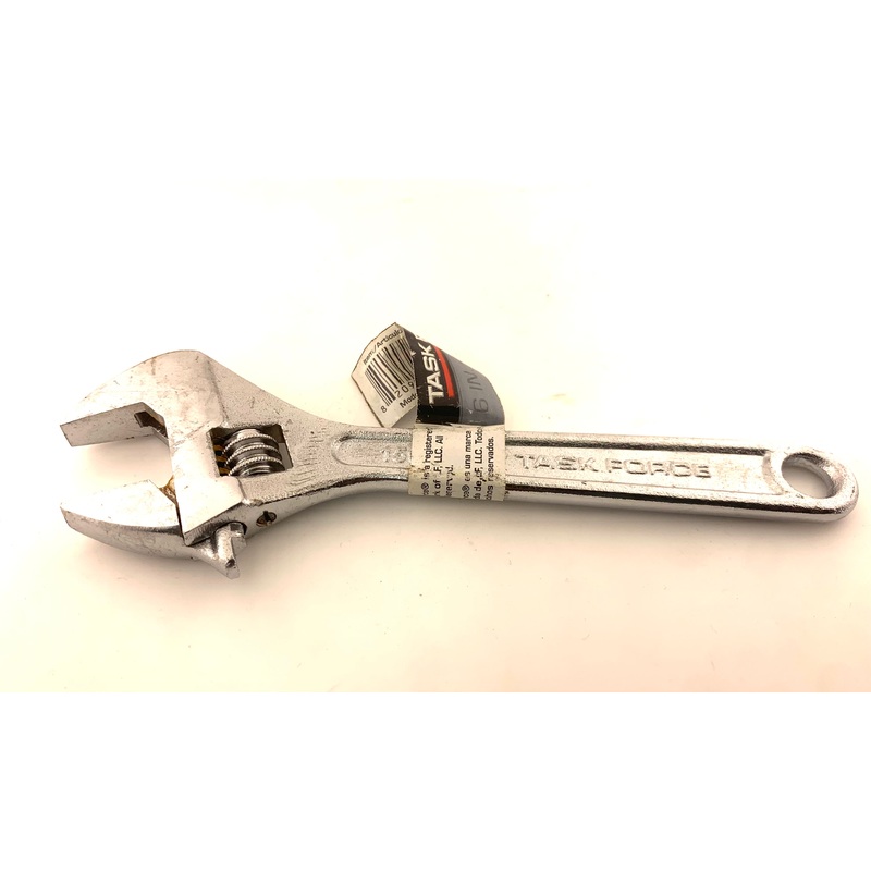 53964 Task Force 6 inch Adjustable wrench