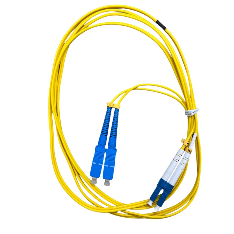 Shaxon FCSCLCQ02M SC to LC 50/125u Multi-Mode Fiber Optic Cable 10 GIG 2 Meters