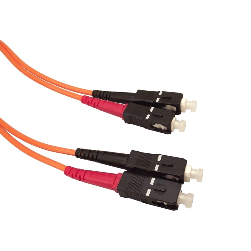 Shaxon FCSCSCF05M, SC to SC 50/125u Multi-Mode Fiber Optic Cable ~ 5 Meters