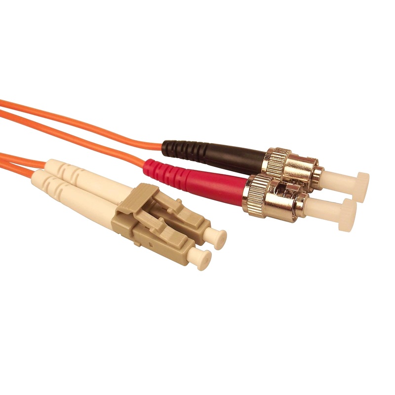 Shaxon FCSTLF05M, ST to LC 50/125u Multi-Mode Fiber Optic Cable ~ 5 Meters