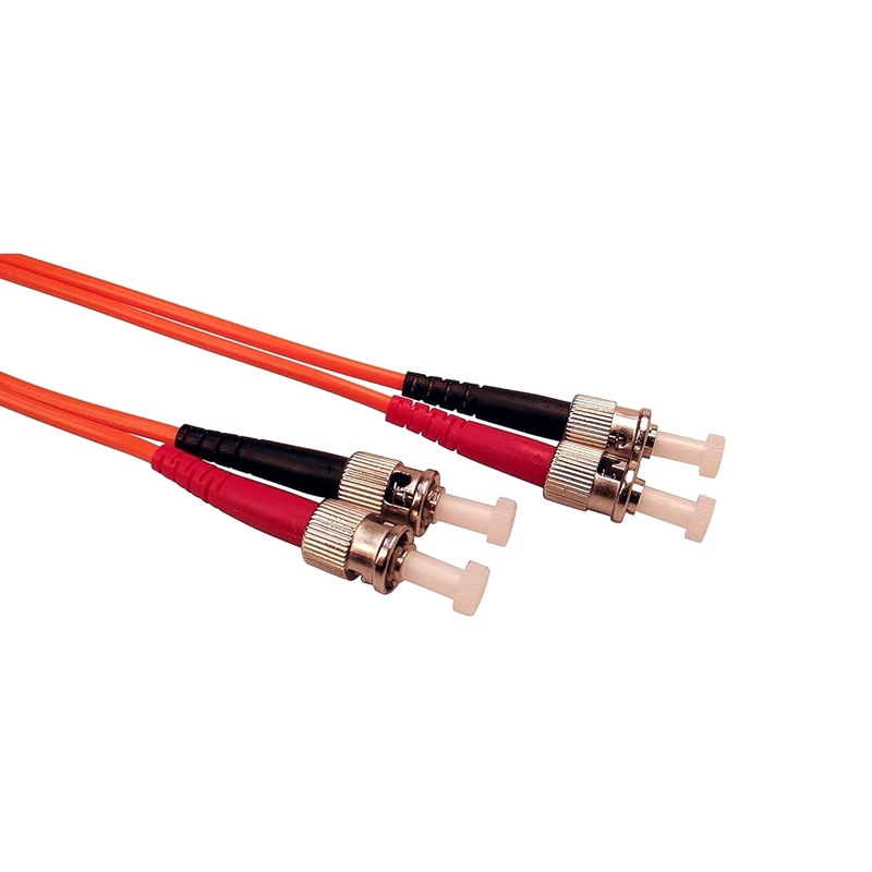 Shaxon FCSTSTF10M, ST to ST 50/125u Multi-Mode Fiber Optic Cable ~ 10 Meters