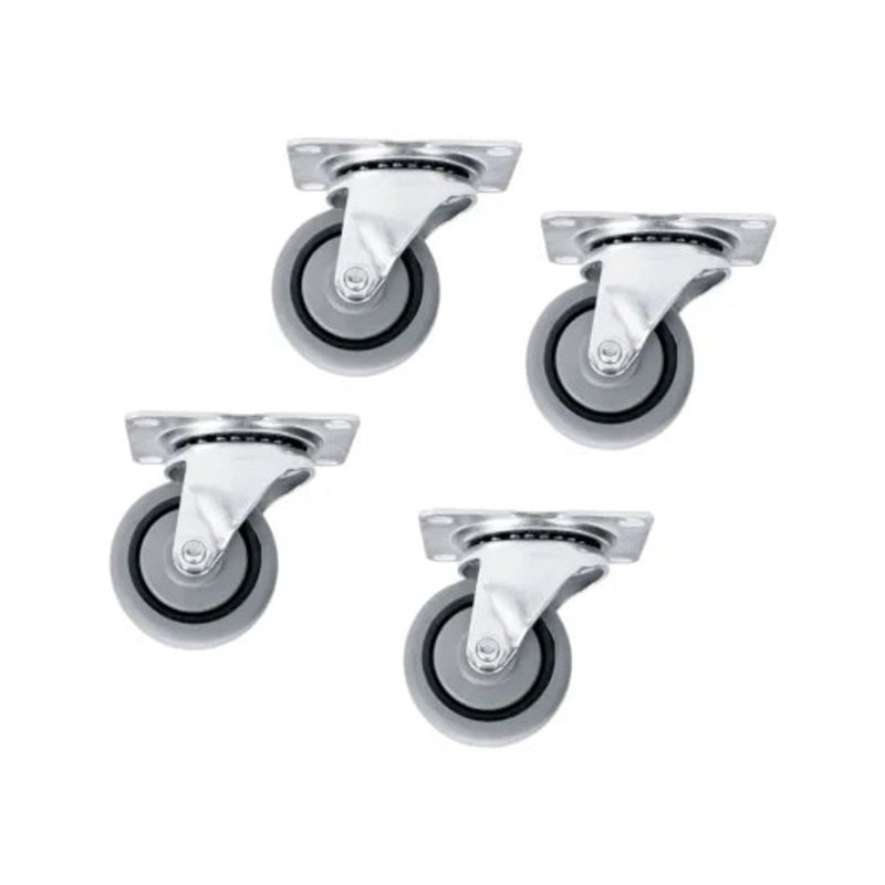 5WR, Middle Atlantic Fine Floor Caster Kit for Slim 5 Series