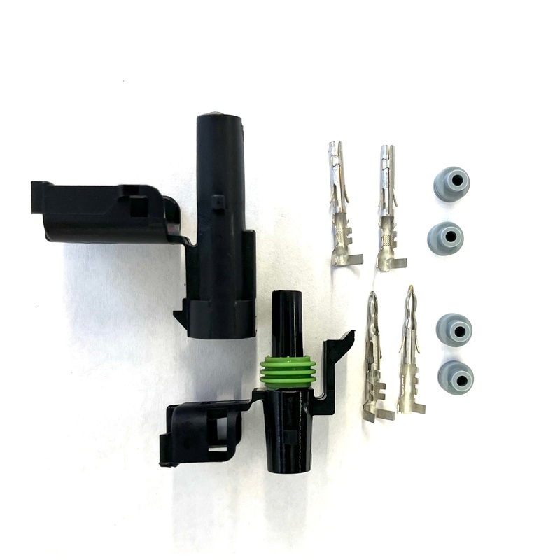 Aptiv WeatherPak WPK-2-2018, 20-18 AWG Two Conductor Set (M/F) w/Pins & Seals