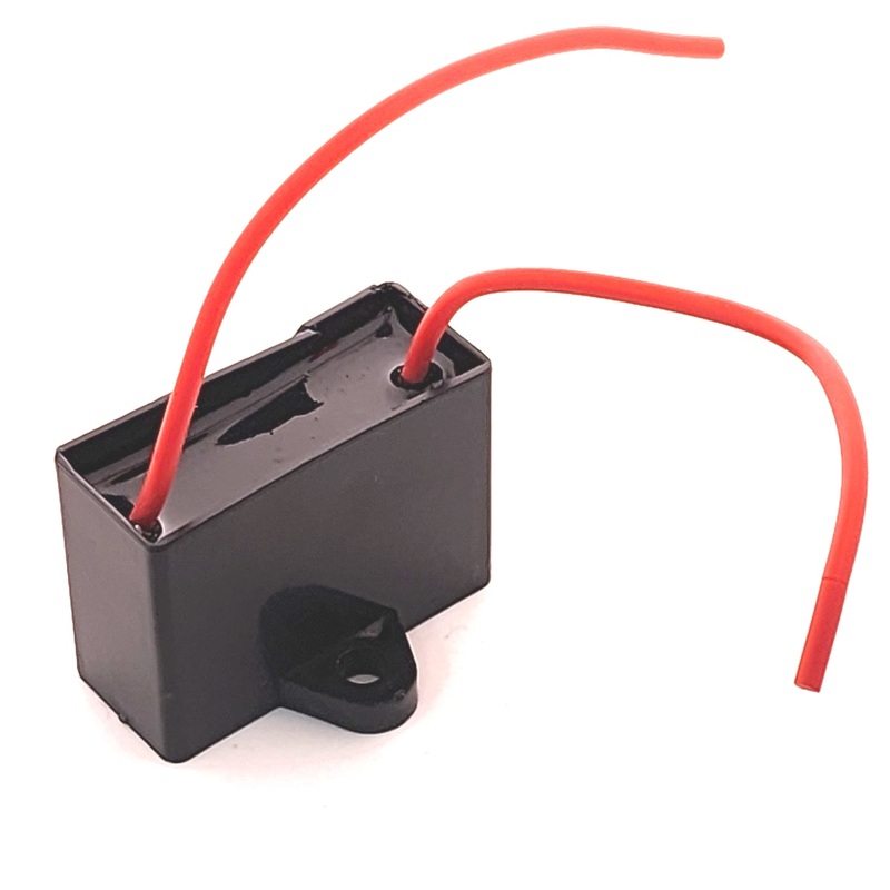 CCB61-4uF, 4uF @ 125/250/450V AC, Single Ceiling Fan Capacitor (CFC-4)