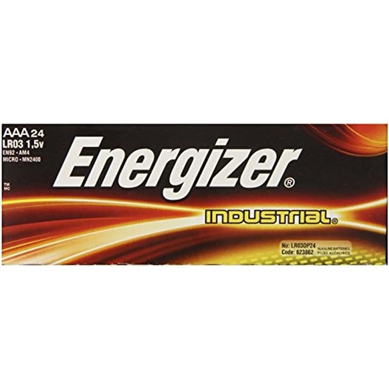 Energizer Industrial AAA Alkaline Batteries 24 per Box EN92