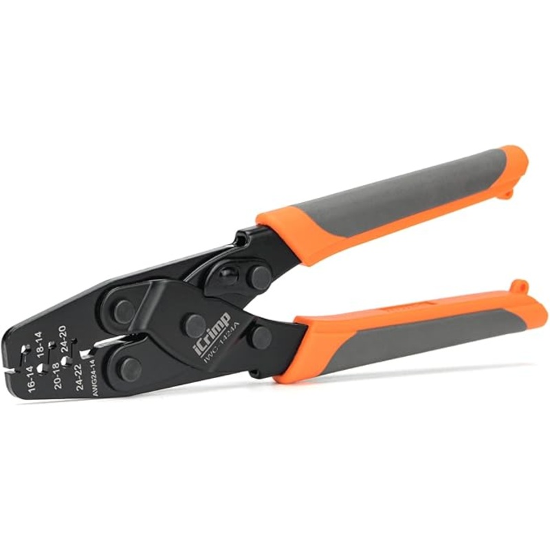 MVSN-28B Crimping Tools for Deutsch DT Series Stamped & Formed Contact, Open Barrel Terminal Crimping Tool, AWG14 to AWG24 Wire Crimper