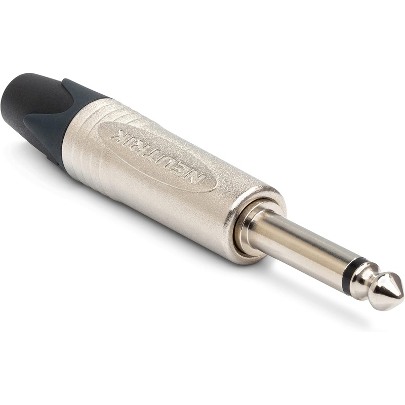 NP2C, Neutrik 1/4 Professional Phone Plug, Nickel Shell and Contacts