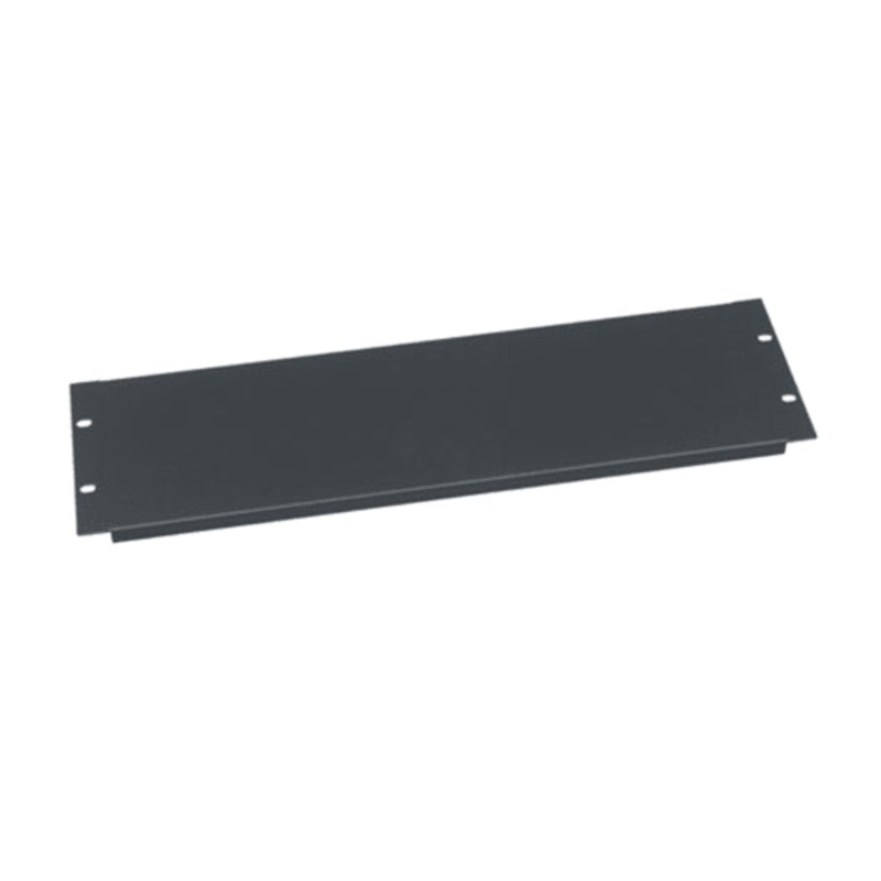 PBL-3, Middle Atlantic 3 RU Flanged Blank Rack Panel, Aluminum