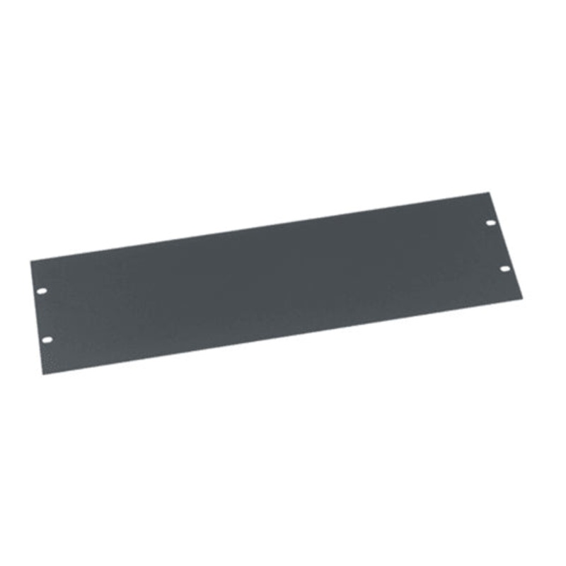 PHBL-3, Middle Atlantic 3 RU Flat Blank Rack Panel, Aluminum